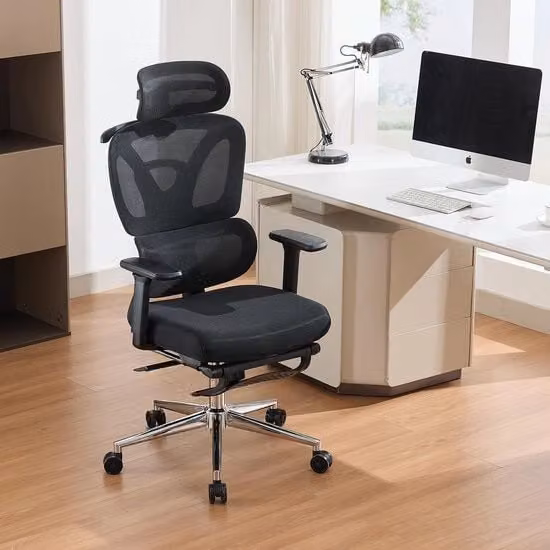 Sedia da Ufficio - Ergonomica - Mesh - Supporto Lombaro Regolabile - 3D Bracciere