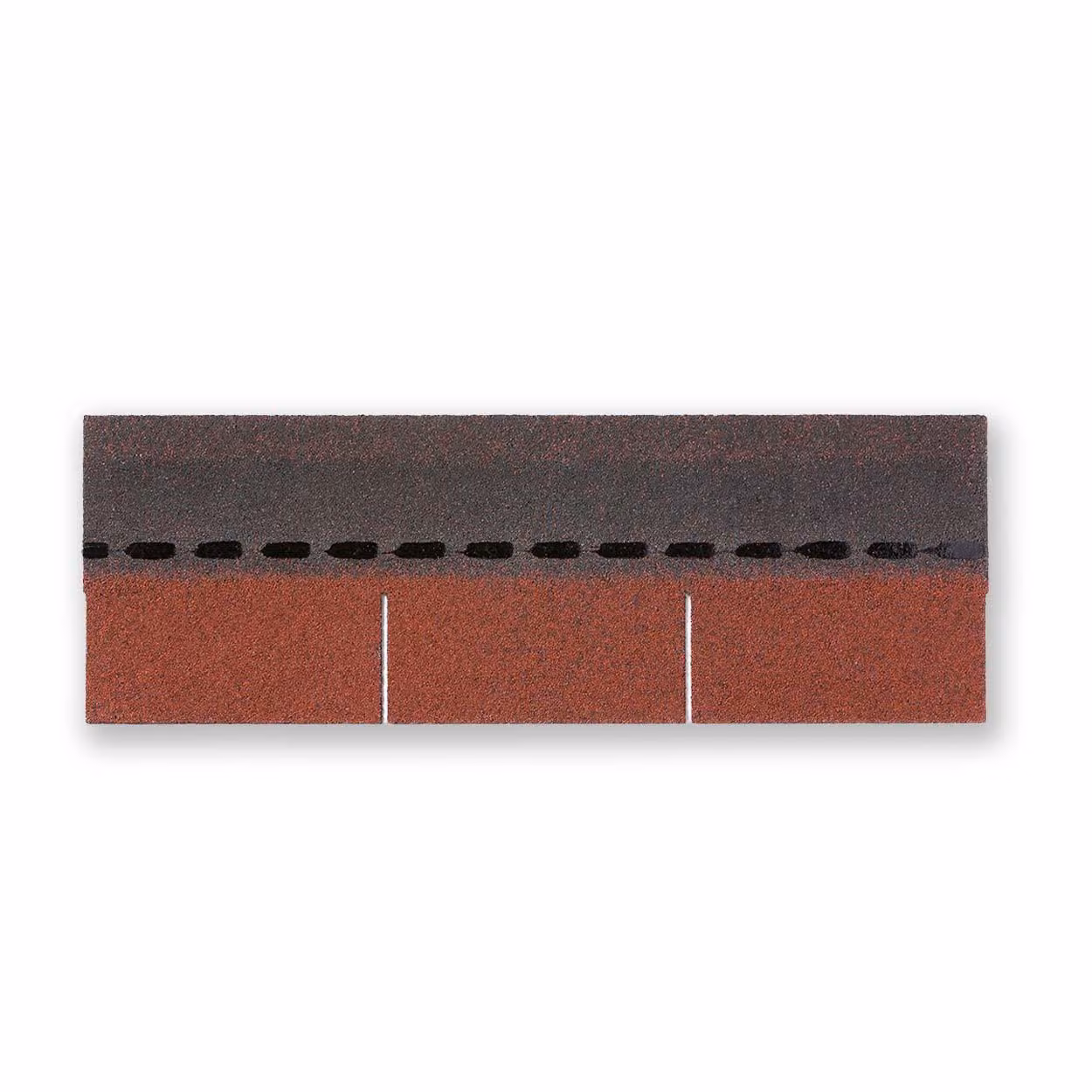 Tegole bituminose 2 m² rettangolari Colore delle tegole: rosso