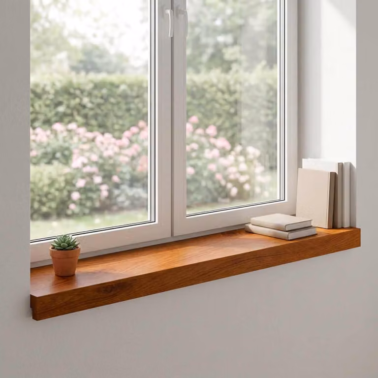 Set di 2 soglie per finestre vidaXL in pietra naturale, colore marrone, L 100 x P 15 x H 2 cm