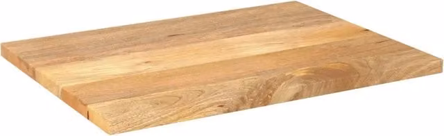 Piano per Tavolo | Superficie Tavolo | Piano Scrivania 80x60x3,8 cm Rettangolare Legno Massello Mango