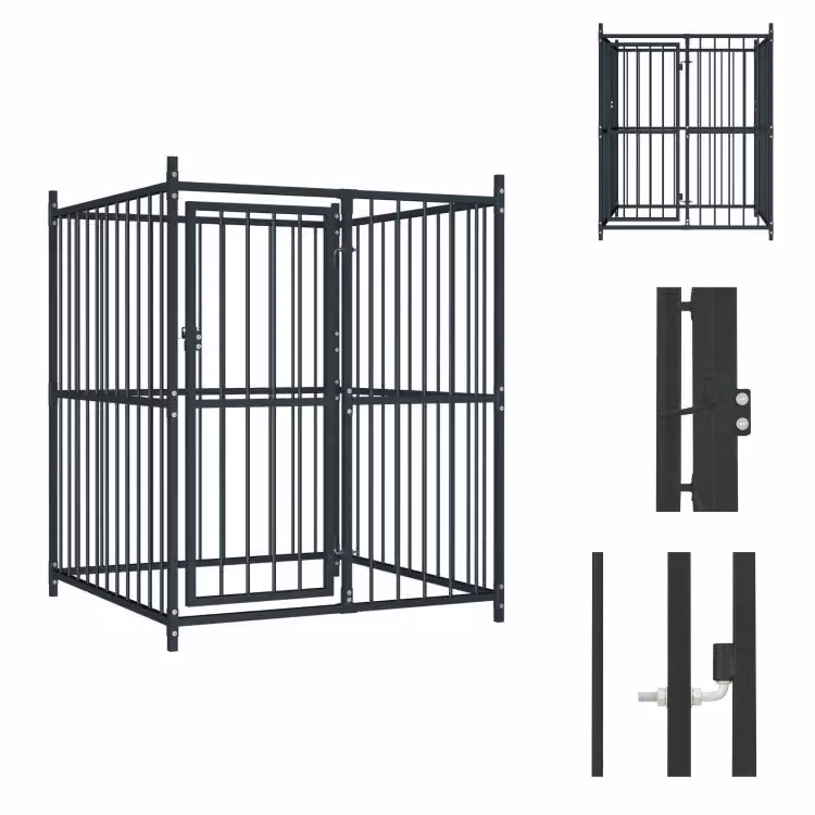 vidaXL Cuccia per cani da esterno 120x120x150 cm - Cucce e recinti per cani