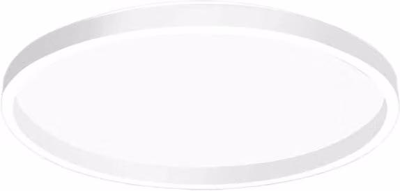 Lampada a Soffitto AELA P/M in Alluminio Satinato Bianco 50W+10W LED Integrato Biemissione 3100lm Dimmerabile Taglio Fase - Gealuce