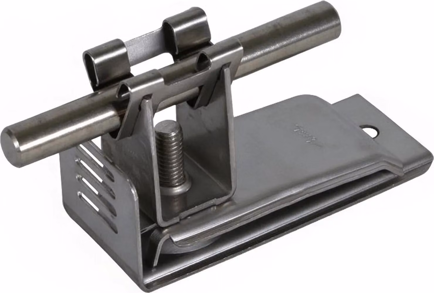 Supporto per cavi da tetto DEHN UNIgrip, NIRO, H 32 mm, Rd 8 mm, con puntone stampato, L 205 mm, 1 pz.