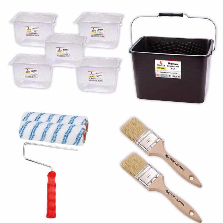 Kit professionale di strumenti per la verniciatura di piscine