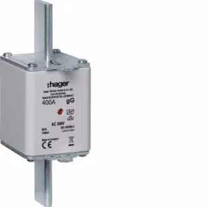 Fusibili NH NH2 gG 500V 400A indicatore combinato con linguetta di presa in metallo