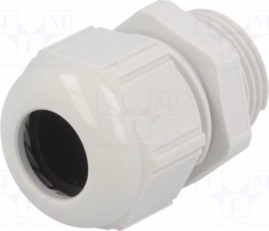 1 x Raccordo per cavo, filettatura M20, materiale: grigio chiaro, codice prodotto: 53111420
