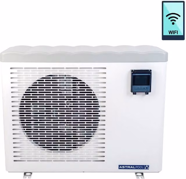 Pompa di calore full inverter AstralPool ECO ELYO-15 bianca per piscine fino a 70 m³