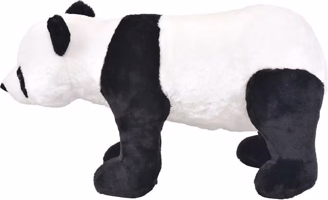 Panda in Peluche XXL Nero e Bianco in Posizione Eretta
