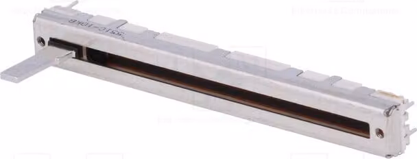 1 x Potenziometro: Slider ±20%, 100mW, logaritmico, potenziometro slider a montaggio su circuito stampato, 10kΩ