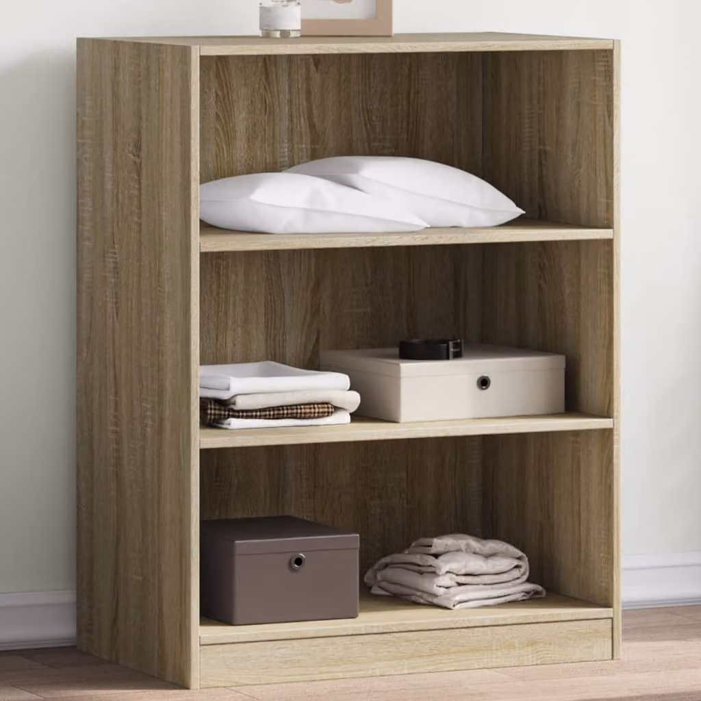 Armadio vidaXL in Rovere Sonoma Marrone con Ripiani Interni L: 77 cm, P: 48 cm, H: 102 cm