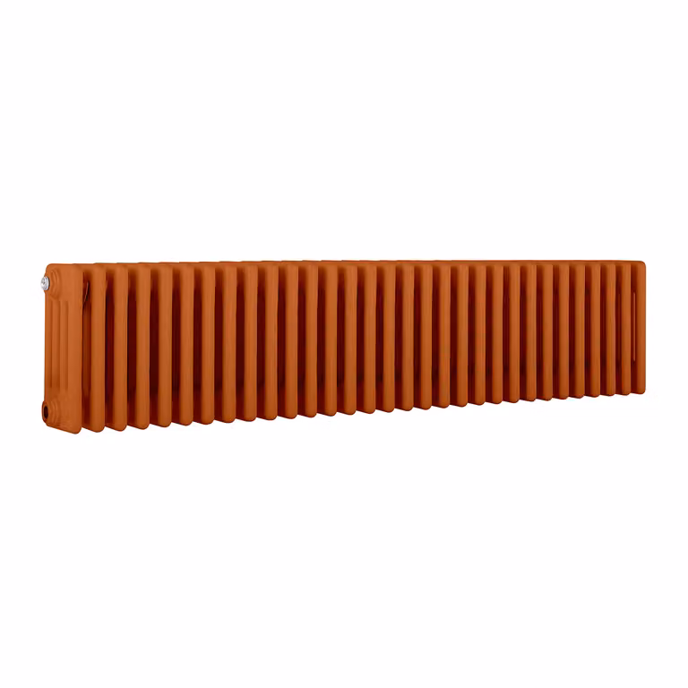 Radiatore Orizzontale a Colonne (4 Colonne) 300mm x 1415mm - Arancione (Sunset Arancione) - Regent