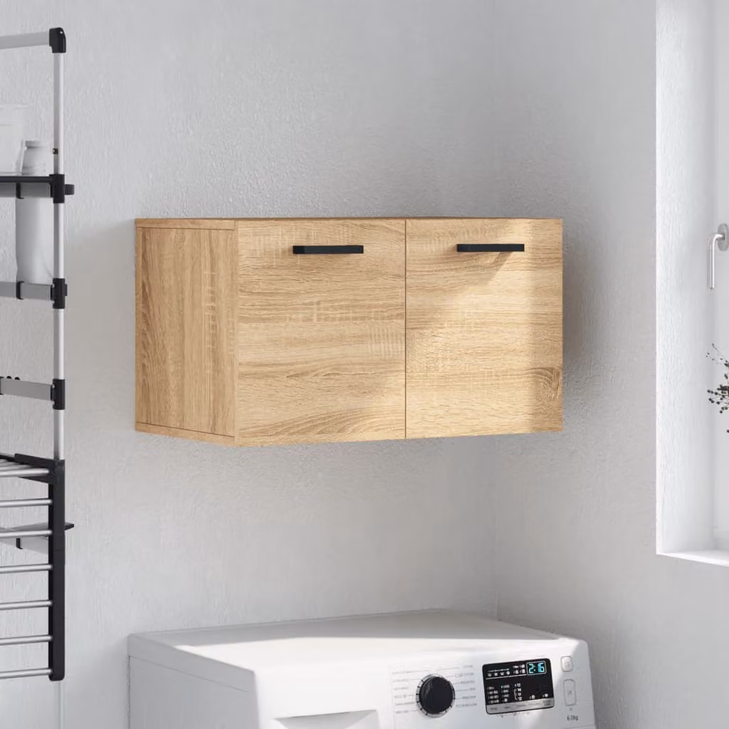 Mobile a parete vidaXL in legno Rovere Sonoma, L 60 x P 36,5 x H 35 cm