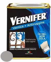 Smalto antiruggine in gel Arexons Grigio lucido 0,75 l