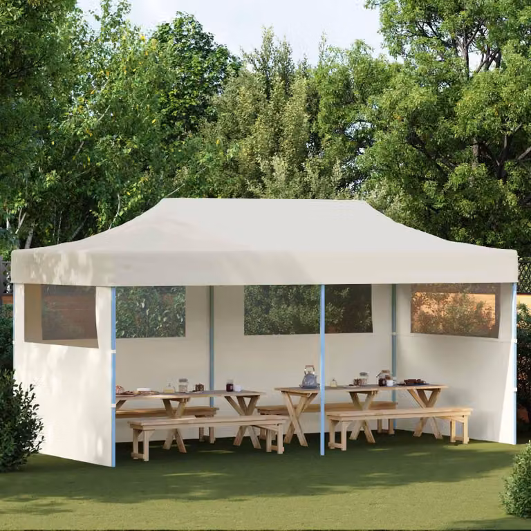 Maison Exclusive - Tenda per feste, dimensioni 291 x 580 x 315 cm, colore crema, tessuto Oxford