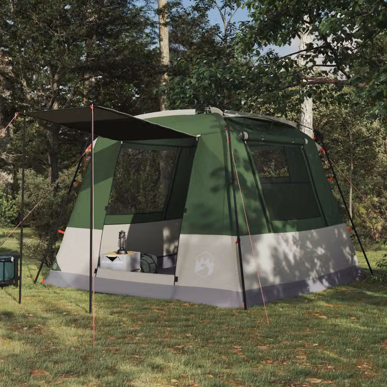 Tenda Party vidaXL Verde per 10 persone in poliestere