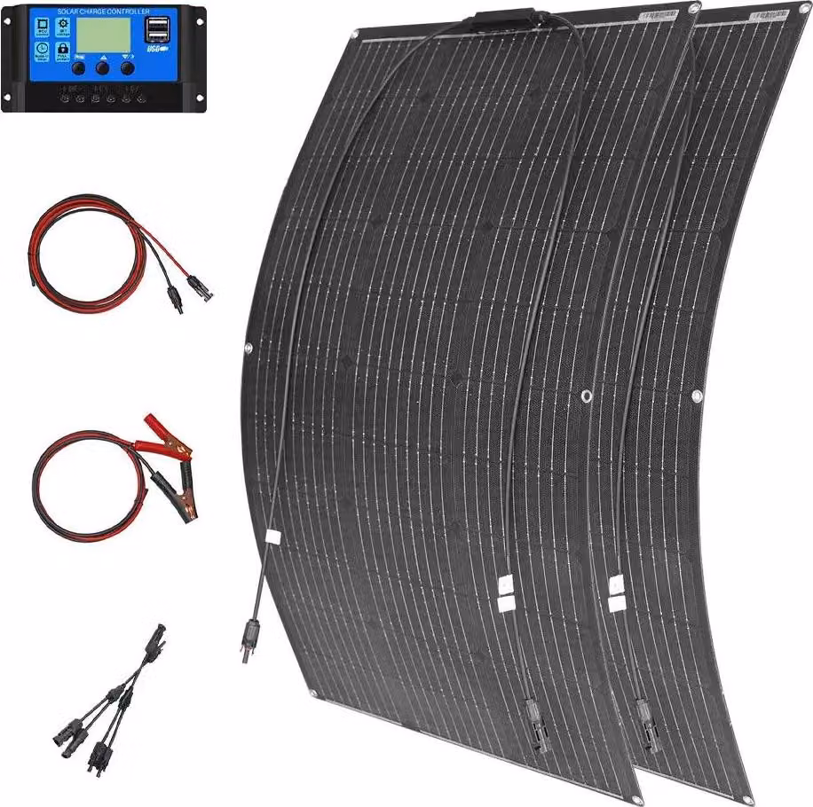 Pannello solare, flessibile e impermeabile, alta efficienza, kit solare 200W