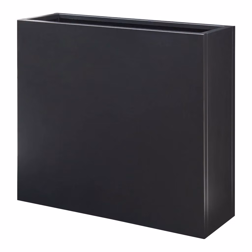 Fioriera Vaargel in acciaio casa.pro, colore nero, L 82 cm x H 90 cm x P 30 cm – 2