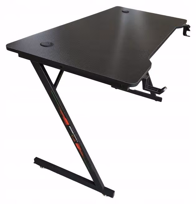 GAMING DESK tavolo per computer per giocatore, portabicchieri e cuffie