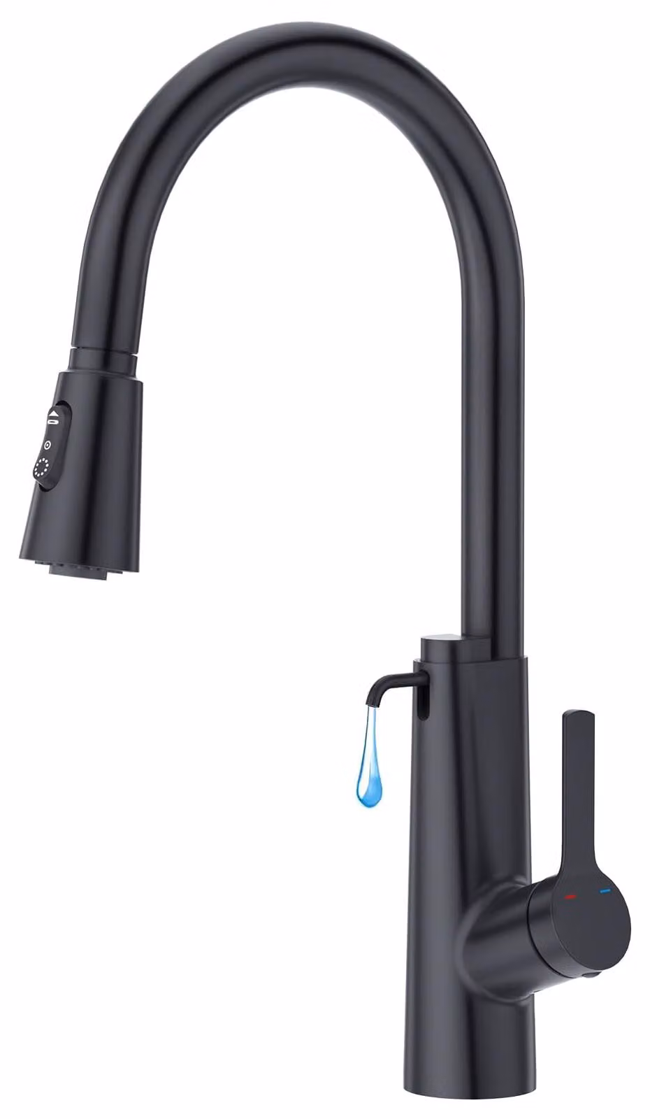 Rubinetto da cucina con dispenser di sapone, 3 modalità, rotazione a 360°, acciaio inossidabile