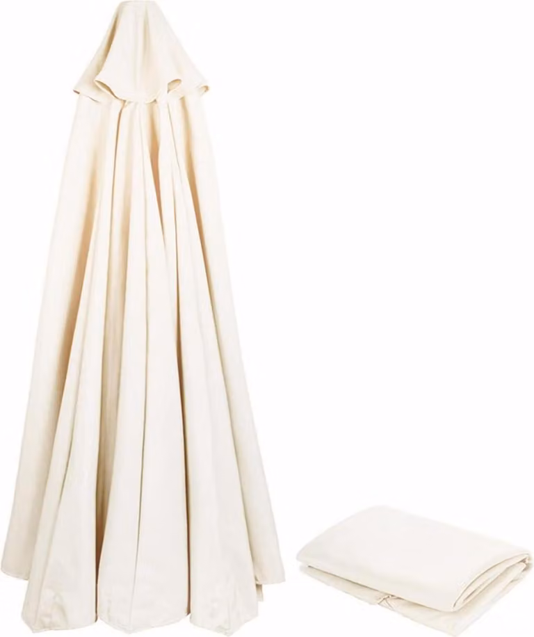 Copertura di ricambio per ombrellone 270cm antracite UV80+ impermeabile e antivento
