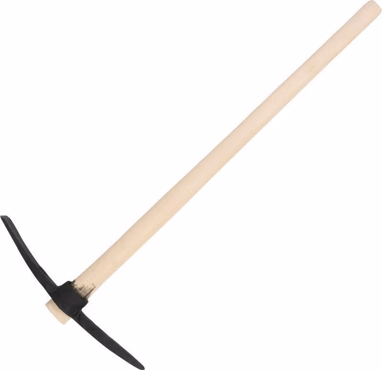 Piccone P-415.WH 1500 g, per rimboschimento, manico in legno