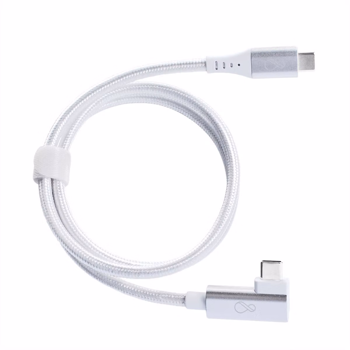 BACHMANN Ochno Cavo USB-C angolato 0,7 m argento