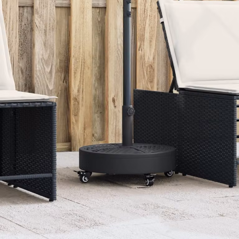 Maison Exclusive - Portaombrelli con ruote per palo di diametro 38/48 mm, capacità 27 kg, modello rotondo