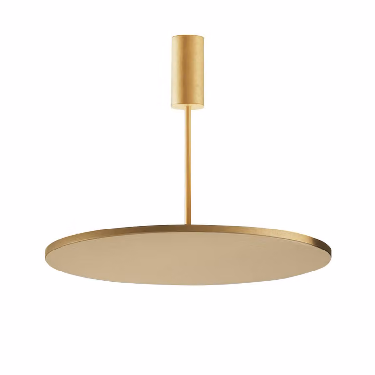 OLEV Plafoniera a LED Fluentis, Ottone / Oro, Soggiorno / Sala da pranzo, Alluminio, Design, Plafoniera LED