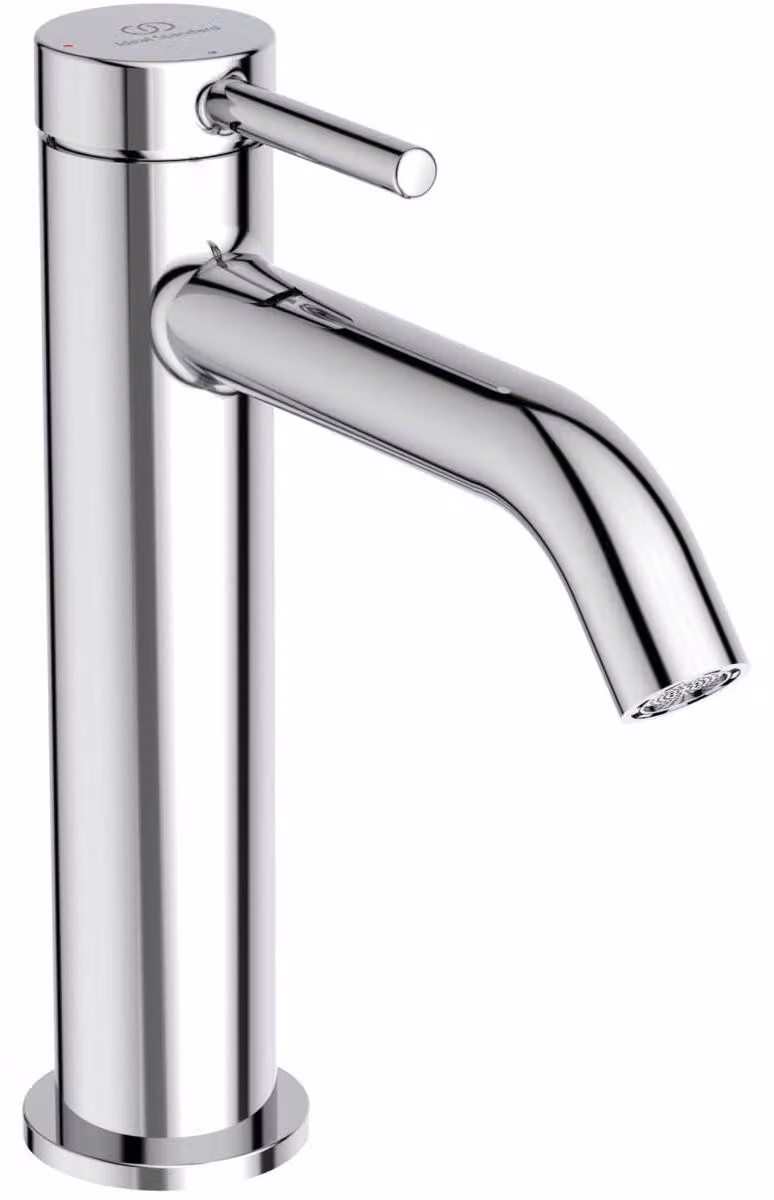 Miscelatore per lavabo, monocomando, cromato, con bocchetta di 13,6 cm, tecnologia BlueStart