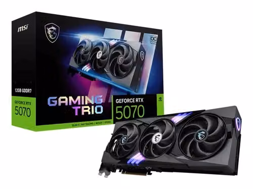 MSI GeForce RTX 5070 Gaming Trio OC 12GB GDDR7 scheda video nera – 2