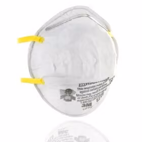 20x Maschera respiratoria monouso N95 Standard 8210 Bianco