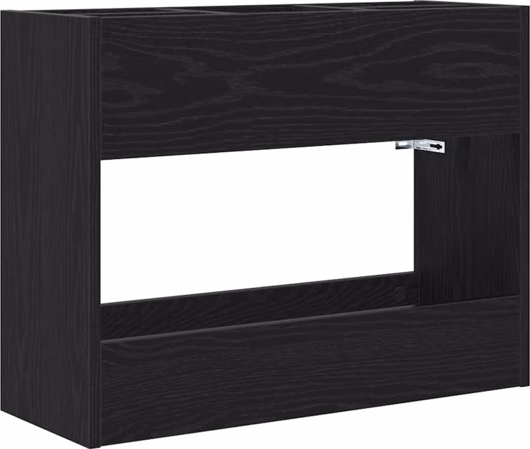 Supporto per Ombrellone Rovere Nero 65 x 24 x 50 cm