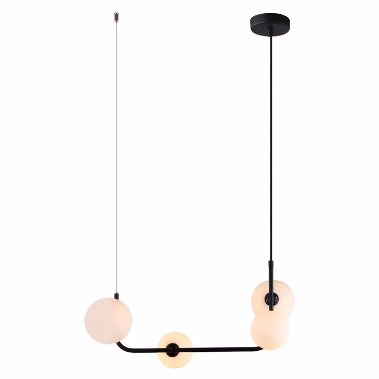 Italux Ferrand lampadario moderno nero MDM-4123/4 BK