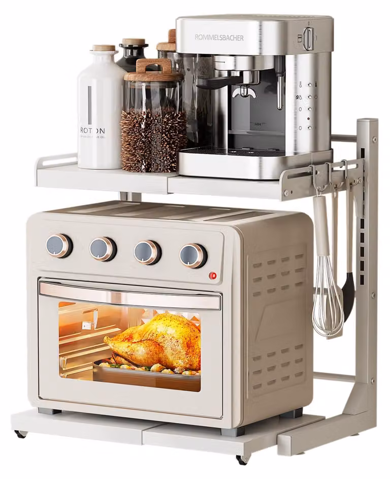 Piattaforma estraibile per microonde, ideale per l'organizzazione della cucina
