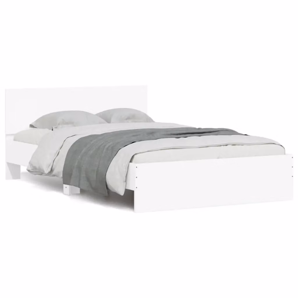 Giroletto con Testiera vidaXL Bianco L/P/H: 120 x 200 x 70 cm – 2
