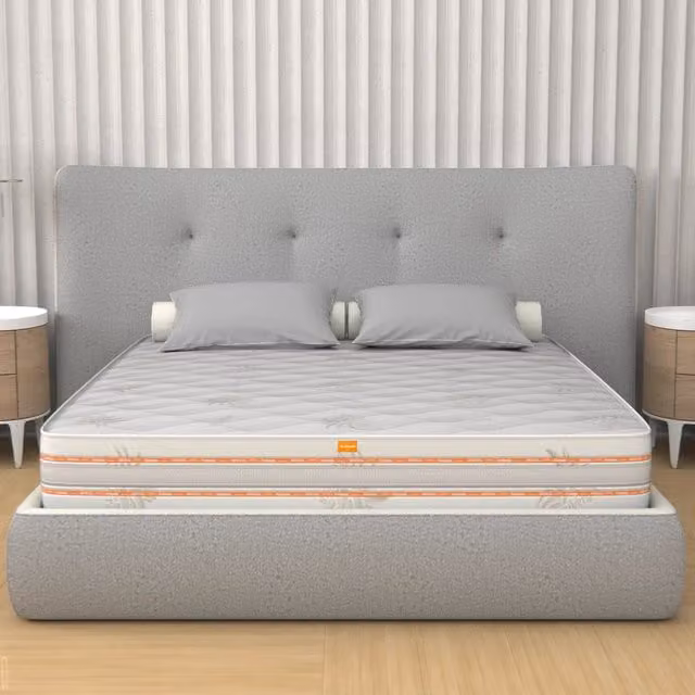 Materasso Ibrido Singolo MIASUITE in Memory Foam e Waterfoam, Colore Bianco, H 25 cm, L 90 x P 190 cm – 1