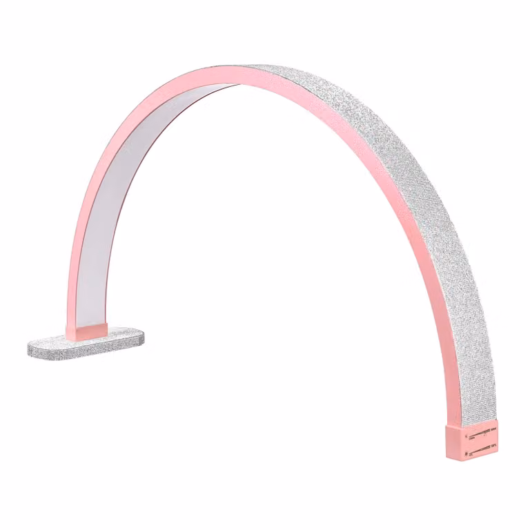 Lampada per unghie, potenza 20W, temperatura colore regolabile, diamante rosa