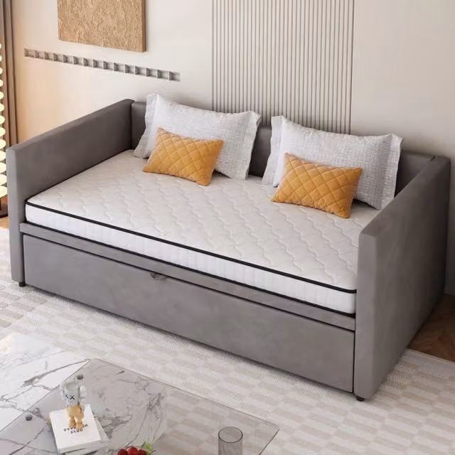 Materasso a molle 90 × 200 cm, spessore 12 cm, rigidità H3, supporto ergonomico, materasso incluso, bianco