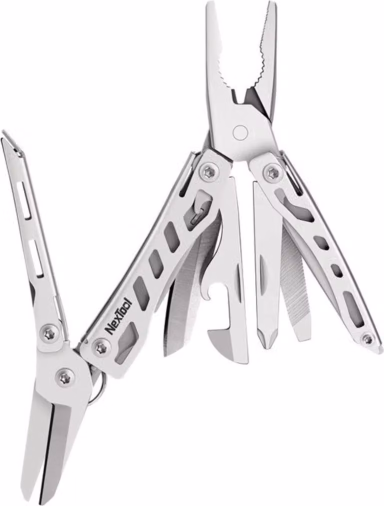 NexTool Mini FLAGSHIP NE20178 10-in-1 multitool. silver