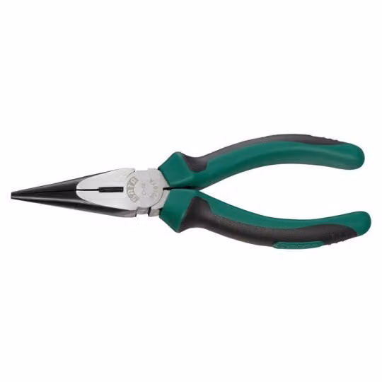 SATA Pinze a becchi tondi con tagliente, 165 mm ST70101AST (Pinze a becchi di cicogna)