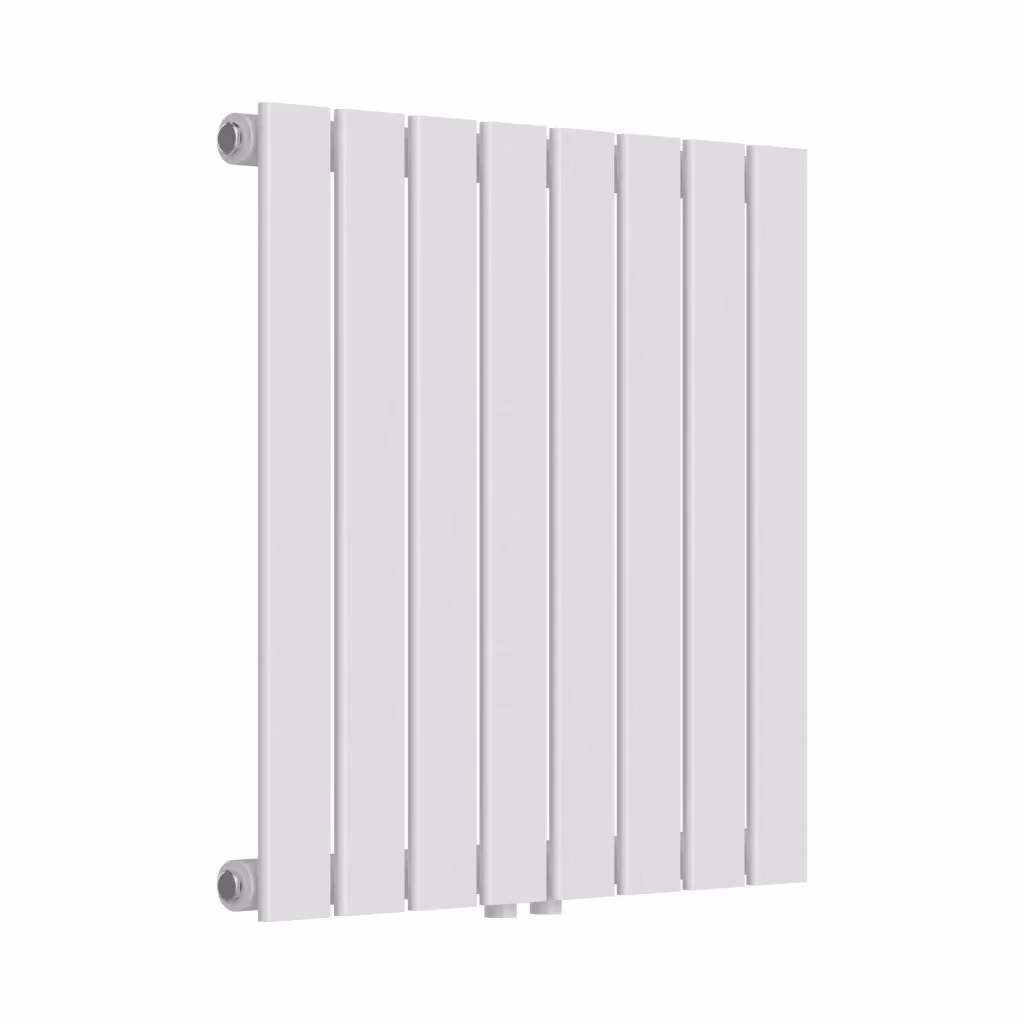 Termosifone ad acqua calda a pannello singolo con elementi piatti neu.haus, Bianco, 60 x 60 cm – 2