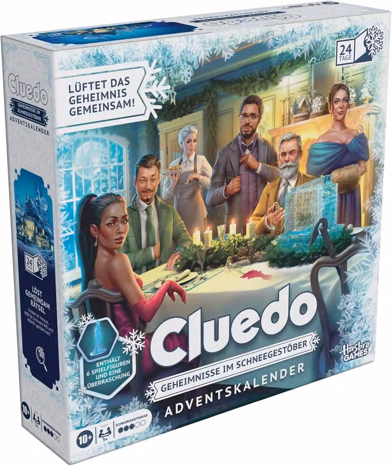 Calendario dell'Avvento Hasbro Cluedo: Segreti sotto Sn