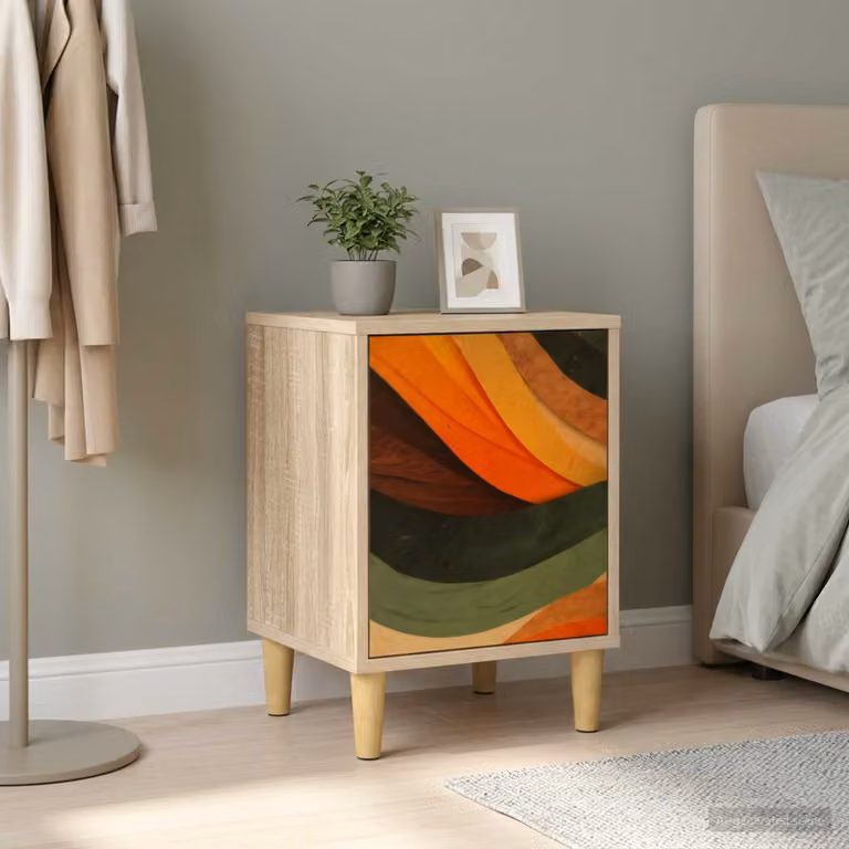 Armadio da Notte vidaXL BONN Rovere Sonoma L/P/H: 36 x 33 x 50 cm