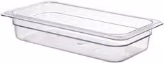 Bacinella per alimenti Cambro Gastronorm Mod. 1/3 Trasparente con coperchio sciolto 2,4 l