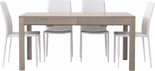 Tavolo moderno allungabile Mobili 2G in rovere grigio L: 160 cm, P: 90 cm, H: 76 cm