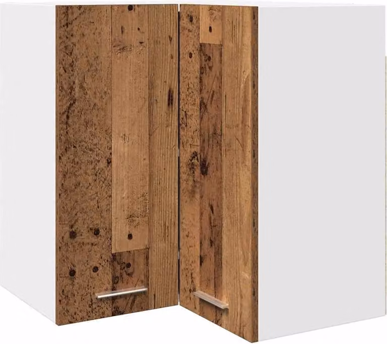 Mobile Pensile Angolo “Lyon” Legno Vecchio 57x57x60
