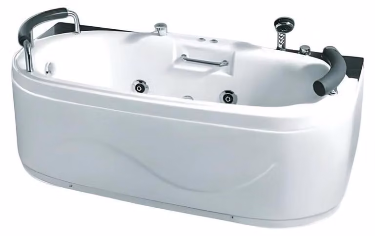 Bad Luxuswanne Whirlpool Badewanne Wellnesswanne Blubberbad Wanne 170x85 cm