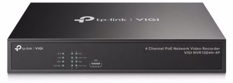 TP-Link VIGI NVR1004H-4P-2TB Schwarz