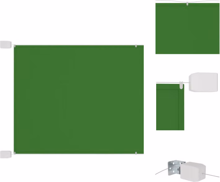 vidaXL Tenda verticale verde chiaro 60x800 cm Tessuto Oxford - Ombrelloni e tende da sole