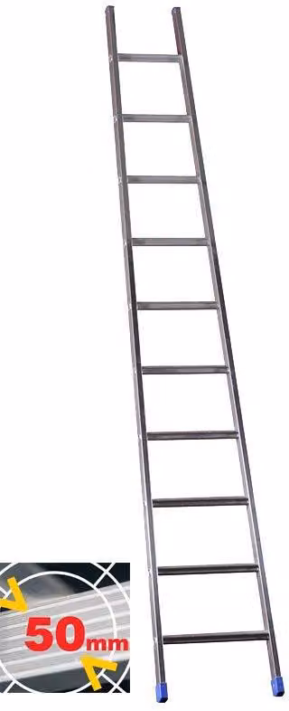 scala singola conica 14 gradini - h. 4,10 mt